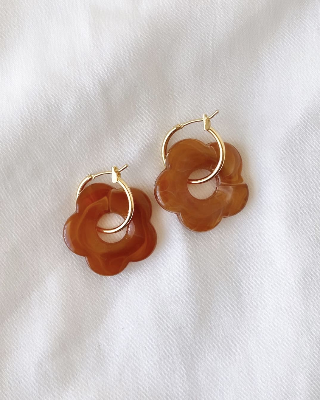 Boucles d'oreilles FLOWERS doré