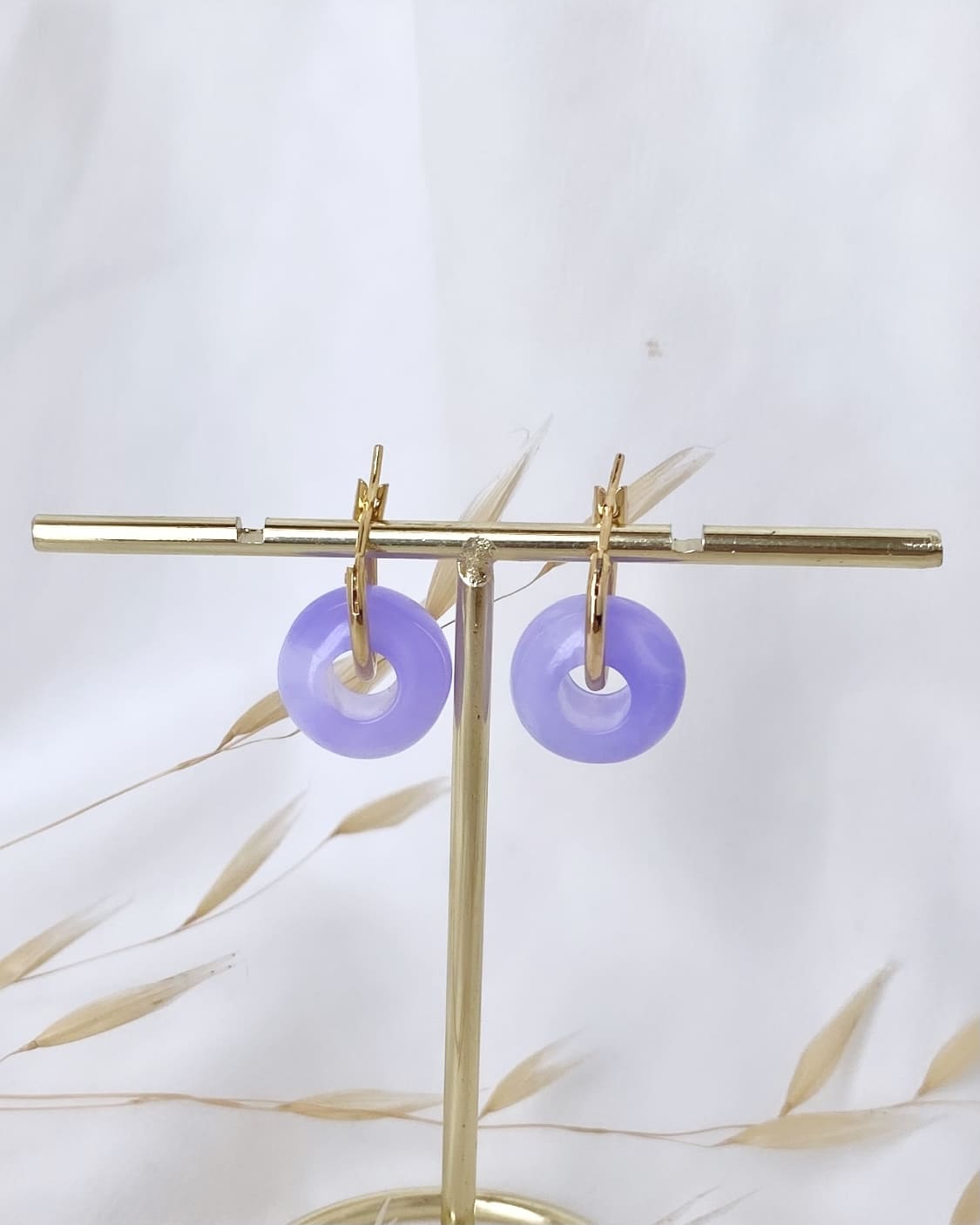 Boucles d'oreilles DONUTS doré