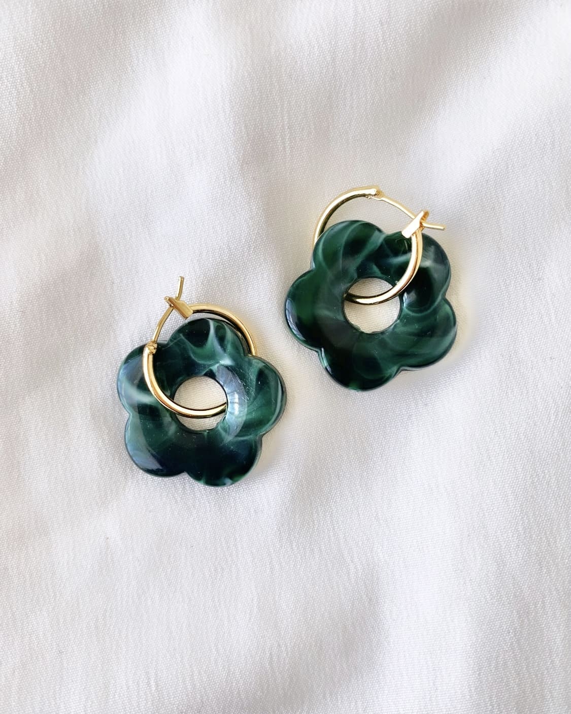 Boucles d'oreilles FLOWERS doré