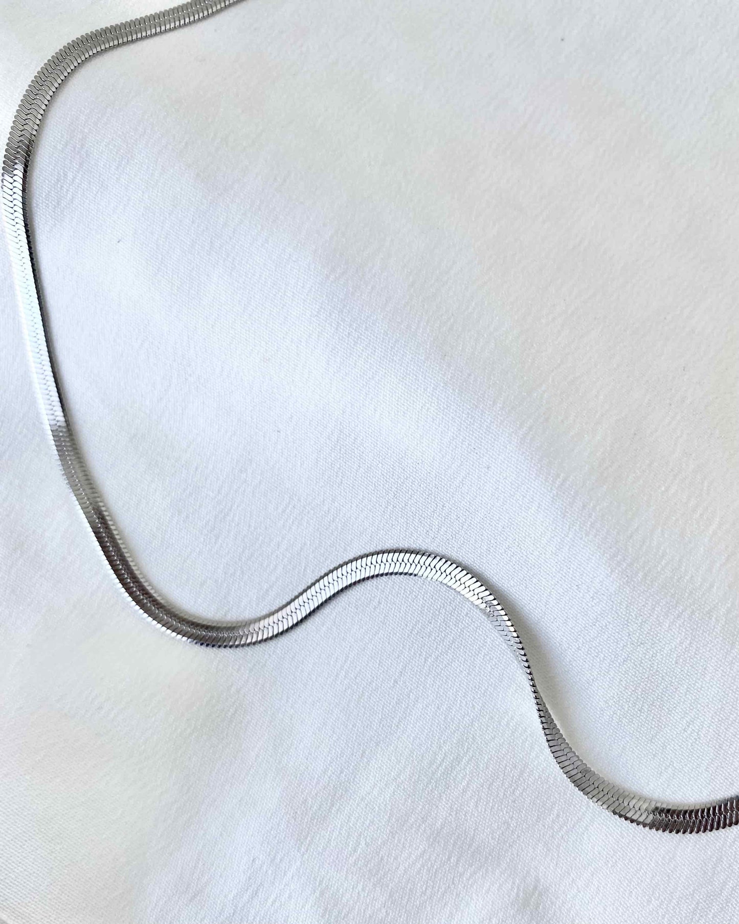 Collier SNAKE argenté
