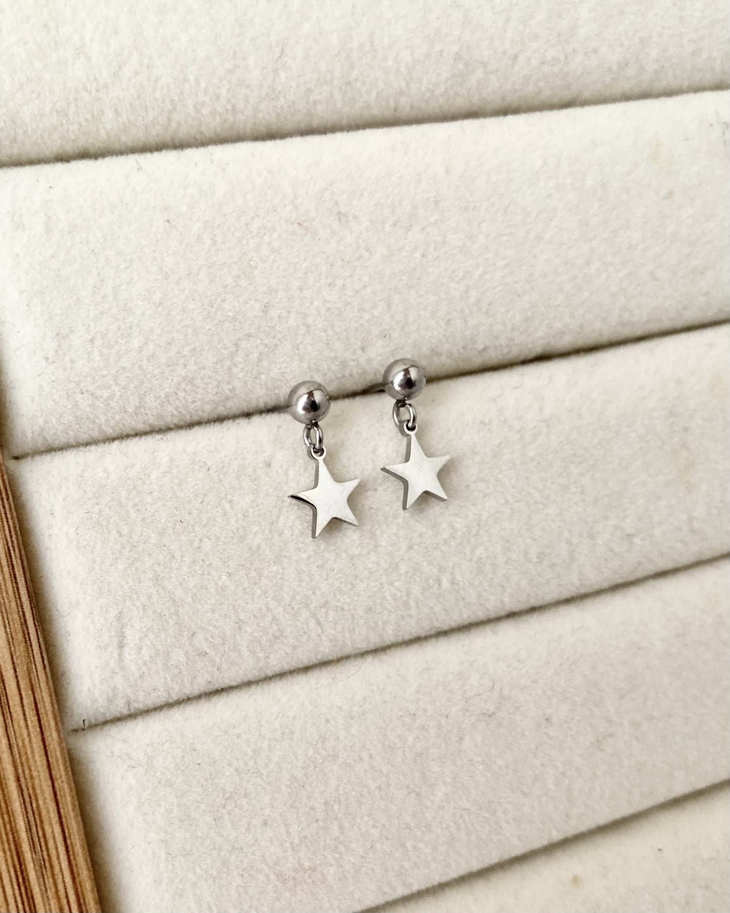 Boucles d'Oreilles STARS argenté